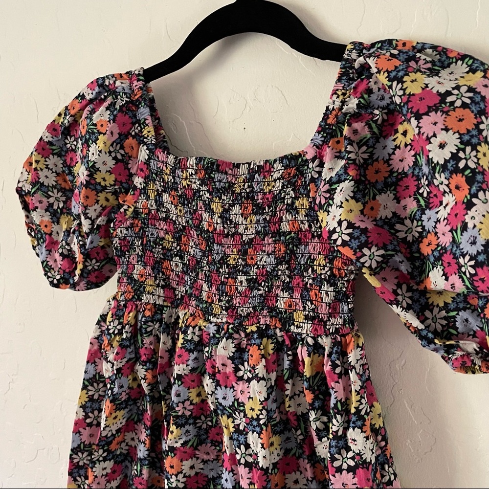 Gap Kids floral print girls dress size S (6-7) spring + summer dress